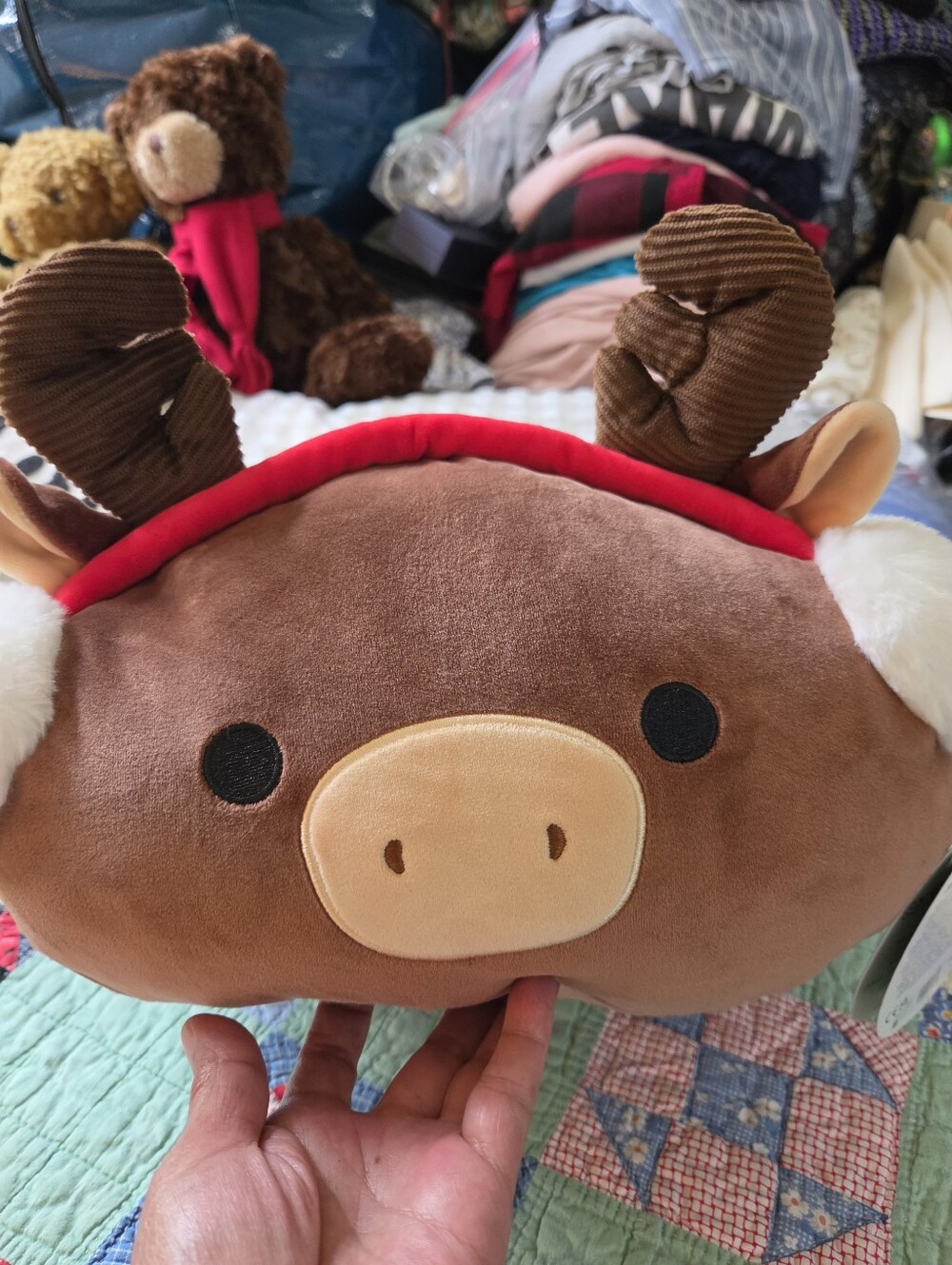 Squishmallows Christmas Stackables Maurice Moose Holiday Winter